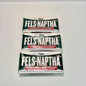 Purex Fels-Naptha Laundry Bar & Stain Remover & Pre-treater 5 Ounce Bar 3 Pack